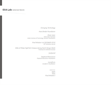 Tablet Screenshot of idialabprojects.org